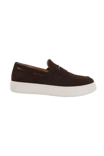 V 19.69 ΠΑΠΟΥΤΣΙ LOAFER SUEDE ΚΑΦΕ