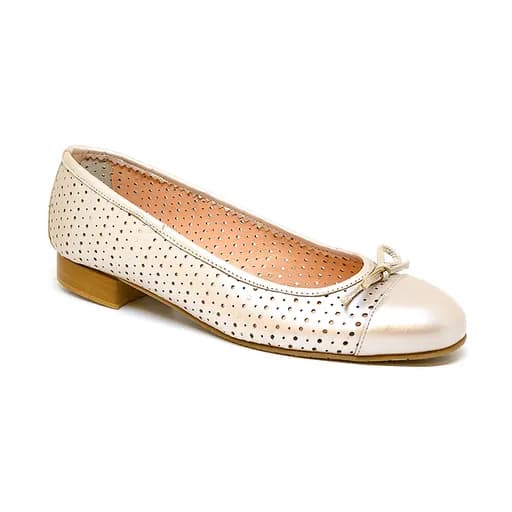 Bigshoes ΜΧ22115-06 Δερμάτινη Γόβα Χρυσή 2cm