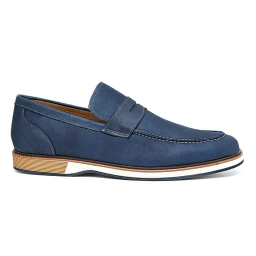 Bigshoes KL37301-18 Δερμάτινο Casual Μπλε