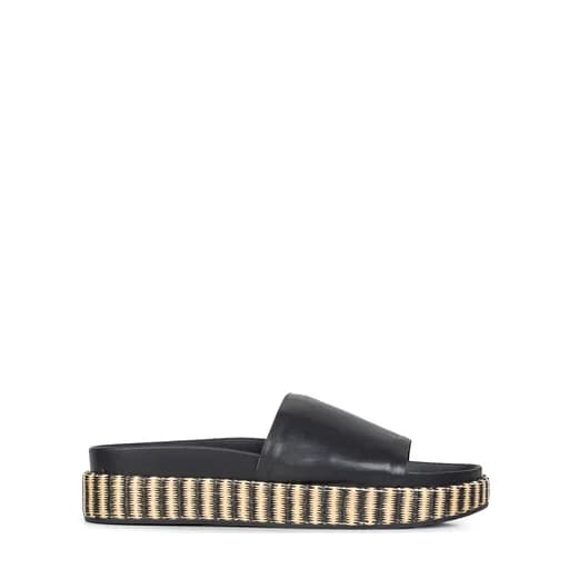 Πέδιλα-Σανδάλια γυναικεία Clarks Μαύρο 26188127 Zivea Mule 262