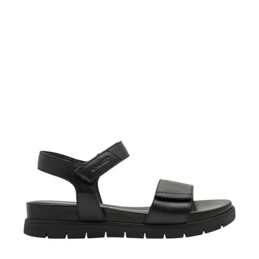 Γυναικεία πέδιλα Tamaris Comfort 8-88710-42 022 μαύρο δέρμα