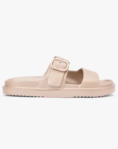 TOMMY HILFIGER TH DOUBLE STRAP SANDAL PEARL FW0FW09114-0HT Ivory