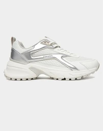 CALVIN KLEIN JEANS HIKE RUN CKSTRIPE MESH MET HW0HW03140-05Y White