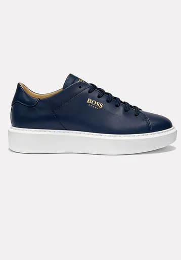 BOSS Shoes Δερμάτινα Sneakers - D5720 Navy Garda