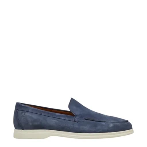 Ανδρικά μοκασίνια Commanchero 8114-427 μπλε δέρμα nubuck