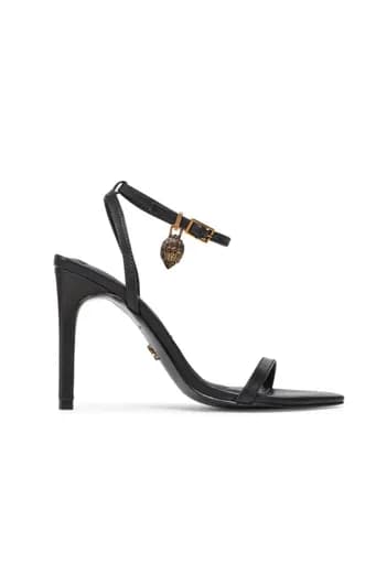 KURT GEIGER ΠΑΠΟΥΤΣΙΑ ΠΕΔΙΛΑ SHOREDITCH LOGO ΜΑΥΡΟ