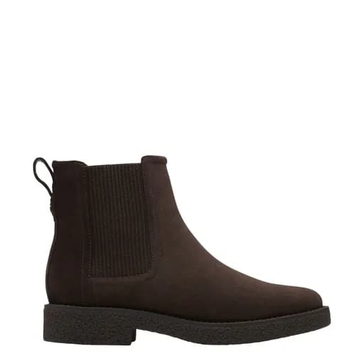 Γυναικεία μποτάκια Clarks Nella Top 26182893 καφέ δέρμα καστόρ