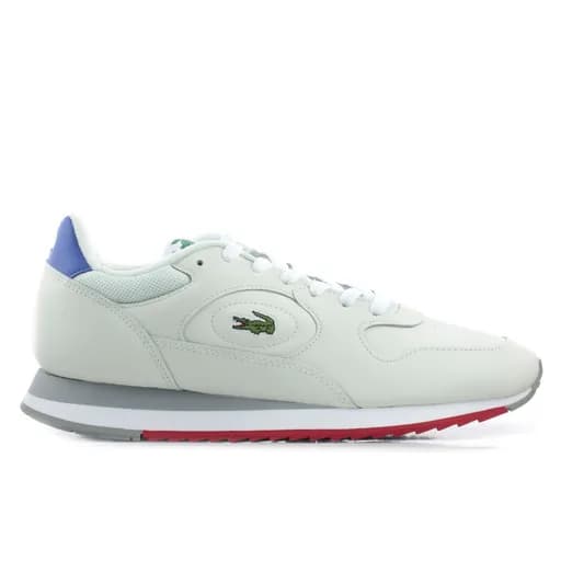 Ανδρικά Δερμάτινα Sneakers Lacoste Linetrack 47SMA0004W1B Λευκά