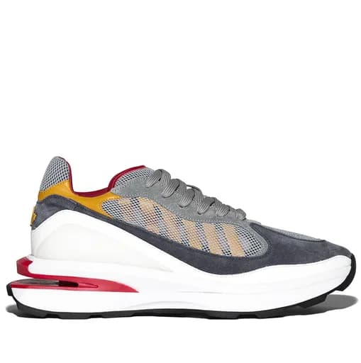 Ανδρικά Δερμάτινα Slash Sneakers Λευκά Dsquared2 S22SNM024036705148-M2443