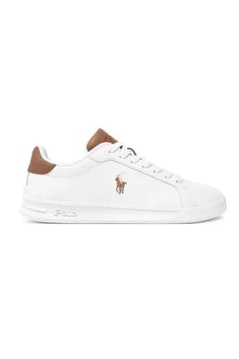 RALPH LAUREN ΠΑΠΟΥΤΣΙΑ SNEAKERS HRT CT II-SK-ΑΤΗ TAMΠΑ ΛΕΠΤΟΜΕΡΕΙΕΣ LOGO ΛΕΥΚΟ