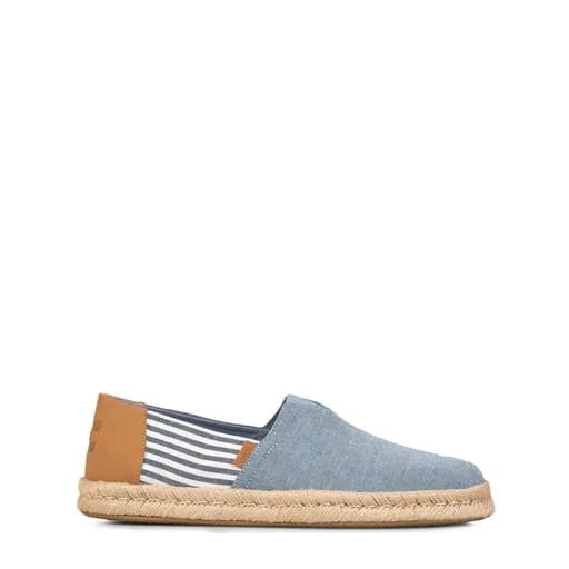Εσπαντρίγιες ανδρικές Toms Μπλε 10023240 Alpargata Rope 262