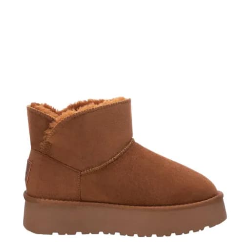 Γυναικεία μποτάκια XTI 142197 κάμελ suede