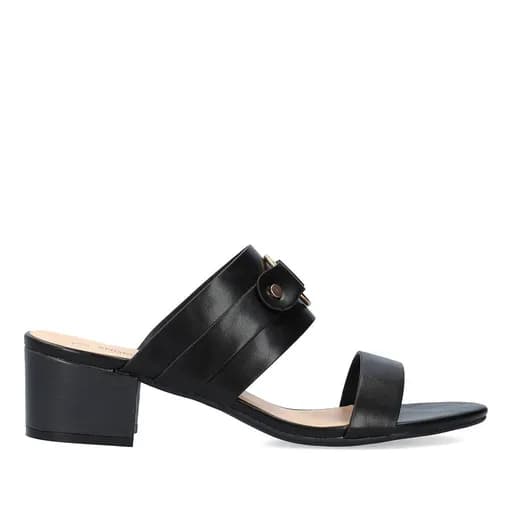 Andres Machado 6033-01 Mule Μαύρο 6cm