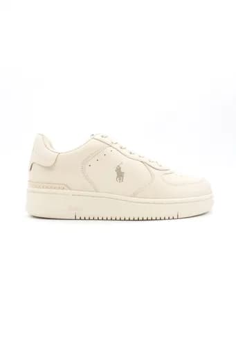 RALPH LAUREN ΠΑΠΟΥΤΣΙΑ SNEAKERS MASTERS-CRT-SK-LTL ΕΚΡΟΥ