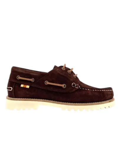 Lumberjack Ανδρικά Δερμάτινα Παπούτσια Loafer Freeman 102268843-Brown Καφέ