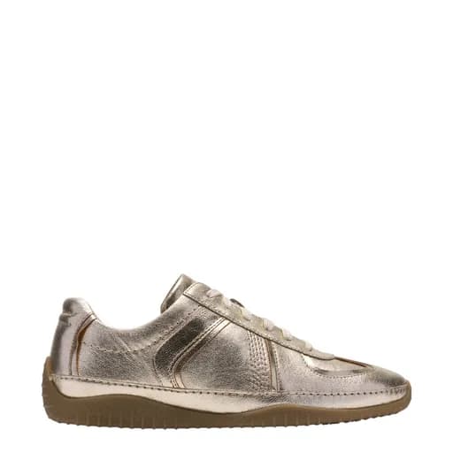 Γυναικεία sneakers Clarks Meridor Lo 26186585 χρυσό δέρμα