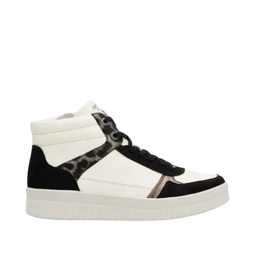 Remonte D0J71-60 Ανατομικό Δερμάτινο Sneaker Λευκό