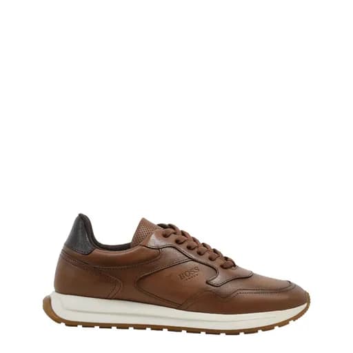 Ανδρικά sneakers BOSS DE293 COGNAC BURN ταμπά δέρμα