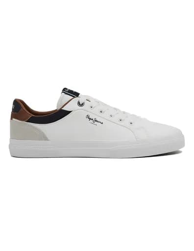 Pepe Jeans Ανδρικά Sneakers Kenton Court PMS30839-800 Λευκά