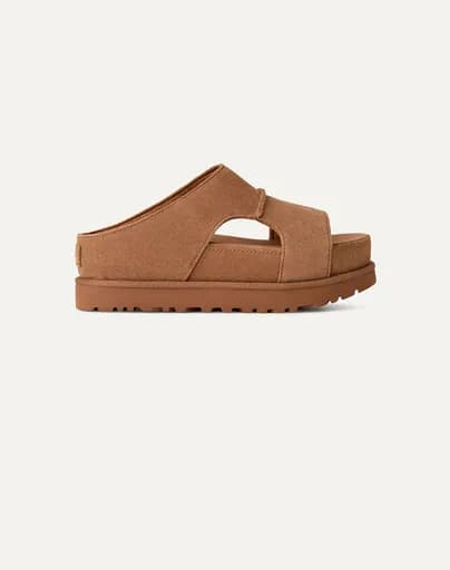 UGG Goldenstar Hi Cutout Slide 1175132-CHE Tan