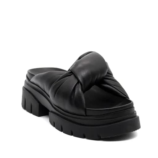 Γυναικεία Δερμάτινα Shilo Combo c Πέδιλα Μαύρα Ash SS22M13604100-Black