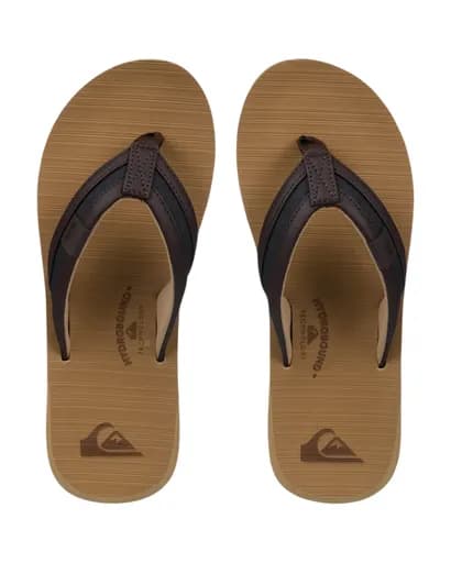 Quiksilver Carver Squish Ανδρικές Σαγιονάρες EQYL100063-SDC Μπεζ