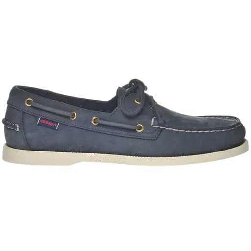 Sebago Ανδρικά Παπούτσια Δερμάτινα Ιστιοπλοικά Docksides Portland L7000GA0-A97R Μπλε