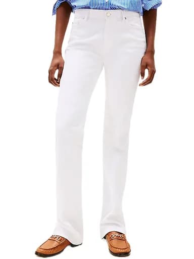 Γυναικείο Bootcut Τζιν Λευκό Tommy Hilfiger WW0WW44362-YCF