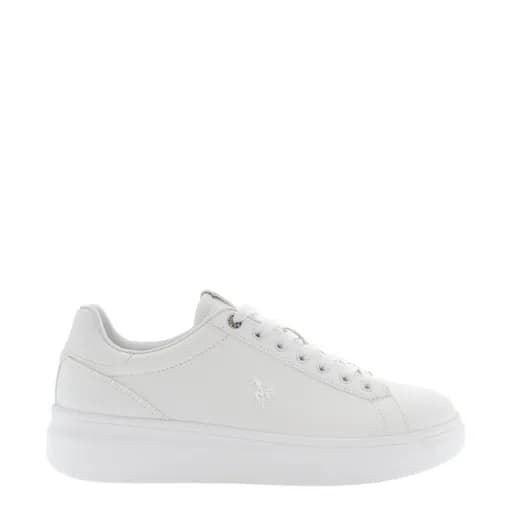 Ανδρικά sneakers U.S.POLO ASSN CODY010B-WHI PU.SYNTH. LEATHER λευκό