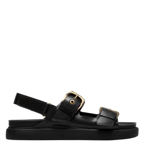 Γυναικεία πέδιλα Clarks Aristella Bay 26185807 μαύρο δέρμα