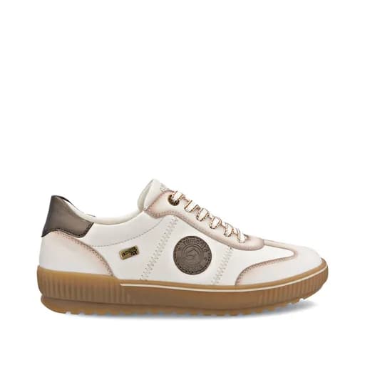 Remonte D0702-60 Ανατομικό Δερμάτινο Sneaker Ιβουάρ