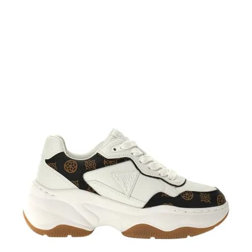 Γυναικεία sneakers GUESS FLTHPYFAL12-WHIBR HAPPY3 λευκό