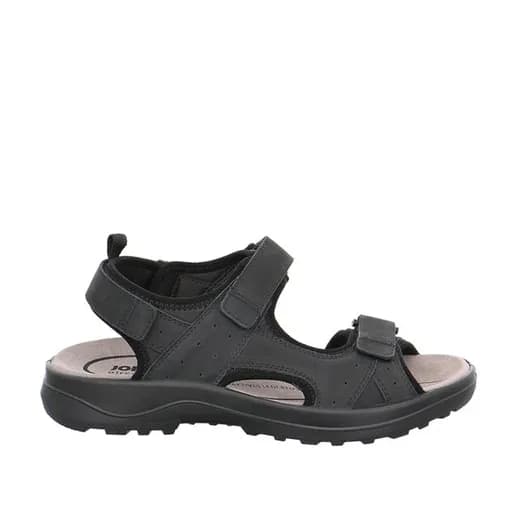 Jomos 50860112000 Ανατομικό Δερμάτινο Comfort Πέδιλο Μαύρο
