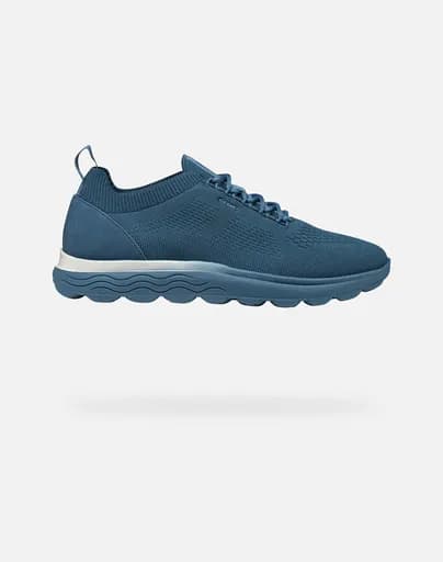 GEOX U SPHERICA A - KNITTED TEXT. U15BYA0005ZC4086-C4086 SteelBlue