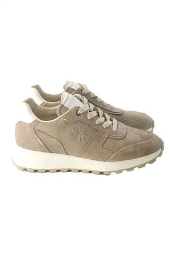 LA MARTINA ΠΑΠΟΥΤΣΙΑ SNEAKERS SUEDE ΜΠΕΖ