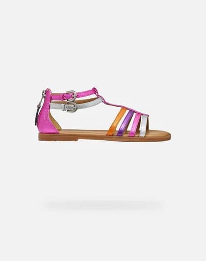 GEOX J SANDAL KARLY J7235D000NFC8295 28-35-C8295 Multi