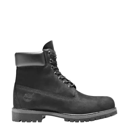 Ανδρικά αρβυλάκια Timberland TB110073001 TIMBERLAND PREMIUM 6 IN LACE WATERPROOF BLACK μαύρο δέρμα nubuck