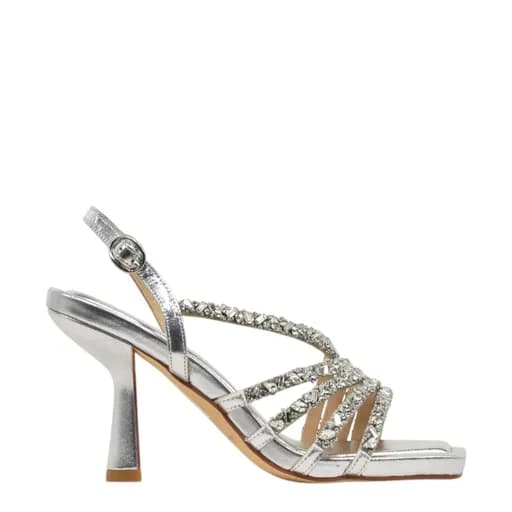 Γυναικεία πέδιλα ALMA EN PENA V240537 SILVER DIVA ασημί