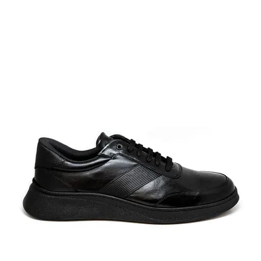 Bigshoes KL20235-01 Δερμάτινο Casual Μαύρο