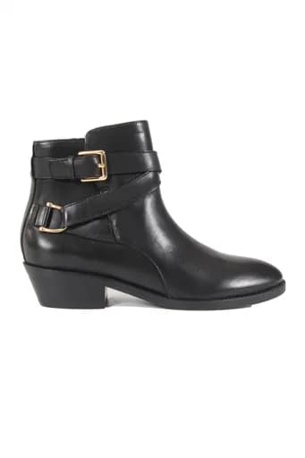 RALPH LAUREN ΠΑΠΟΥΤΣΙΑ ΜΠΟΤΑΚΙΑ ΜΕ ΛΟΥΡΑΚΙ ΚΑΙ ΑΓΚΡΑΦΕΣ ΣΤΟ ΠΛΑΙ ΜΑΥΡΟ