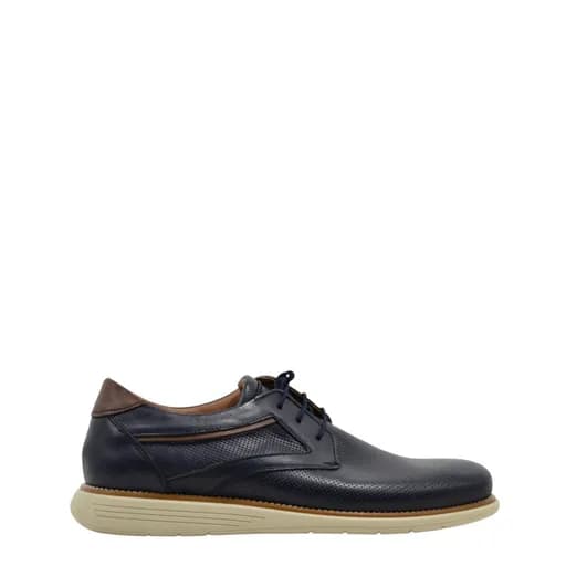 Ανδρικά παπούτσια casual Antonio Shoes 195 μπλε δέρμα