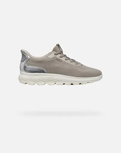 GEOX D SPHERICA PLUS A - KNIT.TE+SY D557MA06KBNC5Y1W-C5Y1W Gray