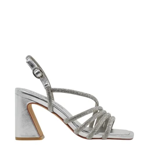 Γυναικεία πέδιλα ALMA EN PENA V250671 SILVER DIVA ασημί