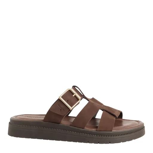 Γυναικείες παντόφλες Tamaris 1-27102-46 302 καφέ δέρμα nubuck