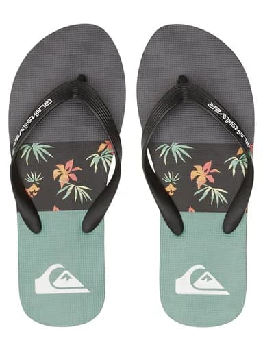 Quiksilver Molokai Stripe Ανδρικές Σαγιονάρες AQYL101361-XKKG Μαύρο