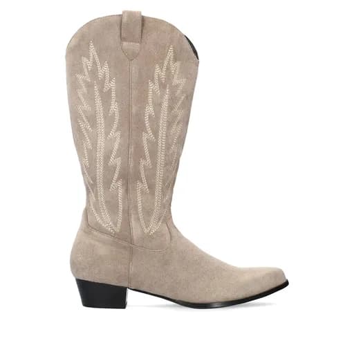 Andres Machado 6001-08 Μπότα Γκρι 4cm