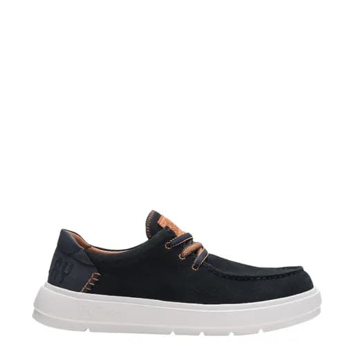 Ανδρικά παπούτσια casual REPLAY ALCYON 2 SUEDE GMZ8G.000.C0002L 0040-NAVY μπλε δέρμα καστόρ