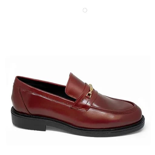 Bigshoes KL10702-23 Δερμάτινο Μοκασίνι Μπορντό