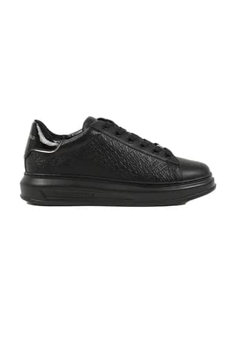 KARL LAGERFELD ΠΑΠΟΥΤΣΙΑ SNEAKERS KAPRI EMBOSS REPEAT ΜΑΥΡΟ