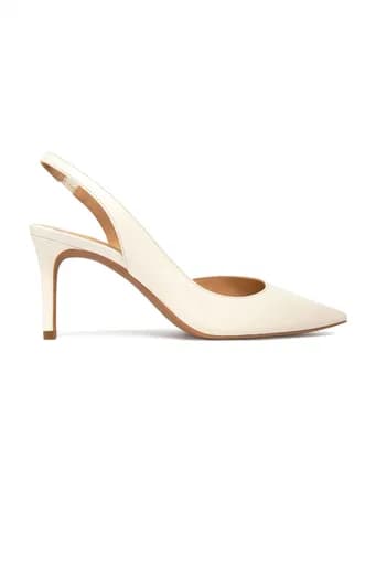 MICHAEL KORS ΠΑΠΟΥΤΣΙΑ ΠΕΔΙΛΑ MULES ALINA FLEX SLING PUMP ΚΡΕΜ
